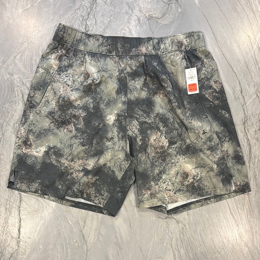 Old Navy Athletic Shorts Black and Green Camo